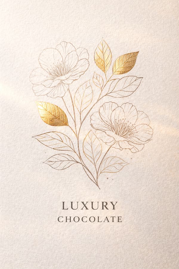 Luxury gold foil