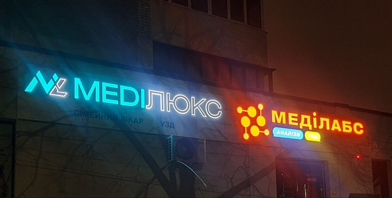 Контражур, фронтальна підсвітка чи без світла: який тип об’ємних літер вибрати під ваш бізнес